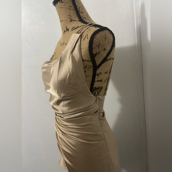 BABYBOO Avery Mini Dress Champagne Size XS - Picture 4 of 12